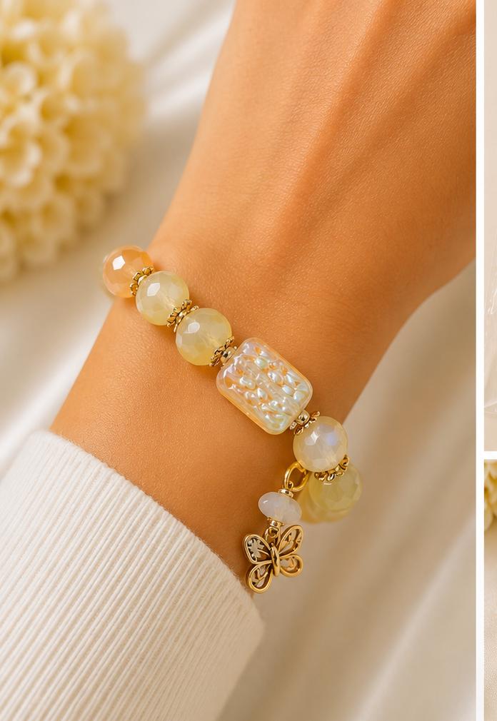 GA Brand Golden Breeze Charm Bracelet