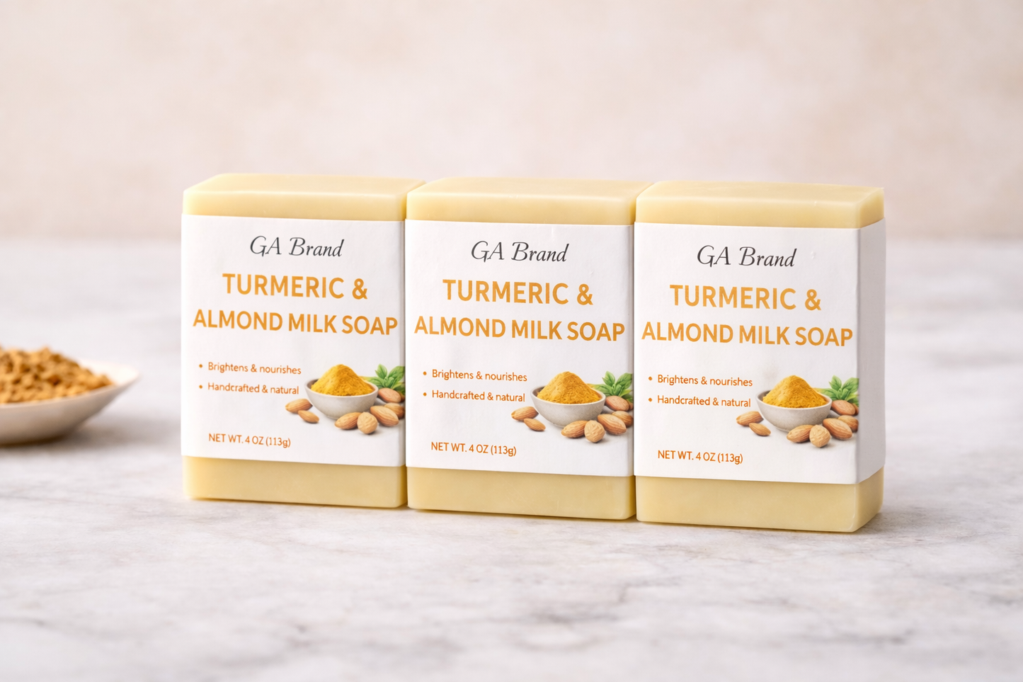 GA Brand Turmeric & Almond Milk Soap