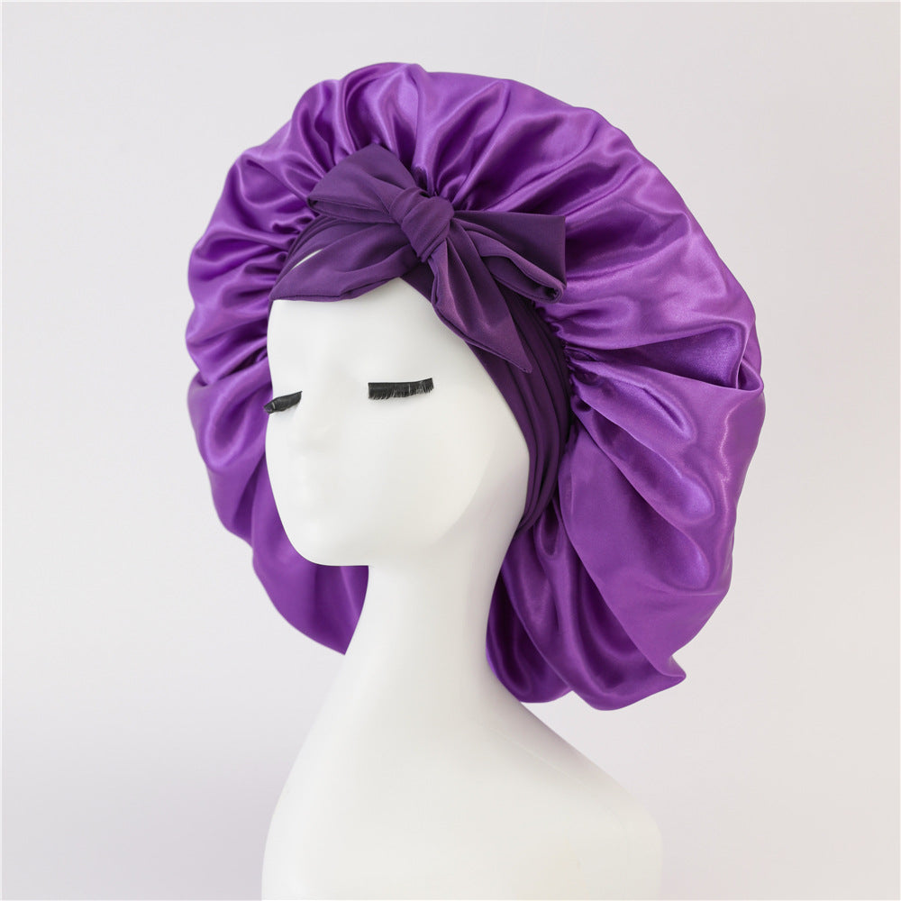 GA Brand Satin Bonnet – Silky Hair Protection for Braids, Locs & Curly Hair