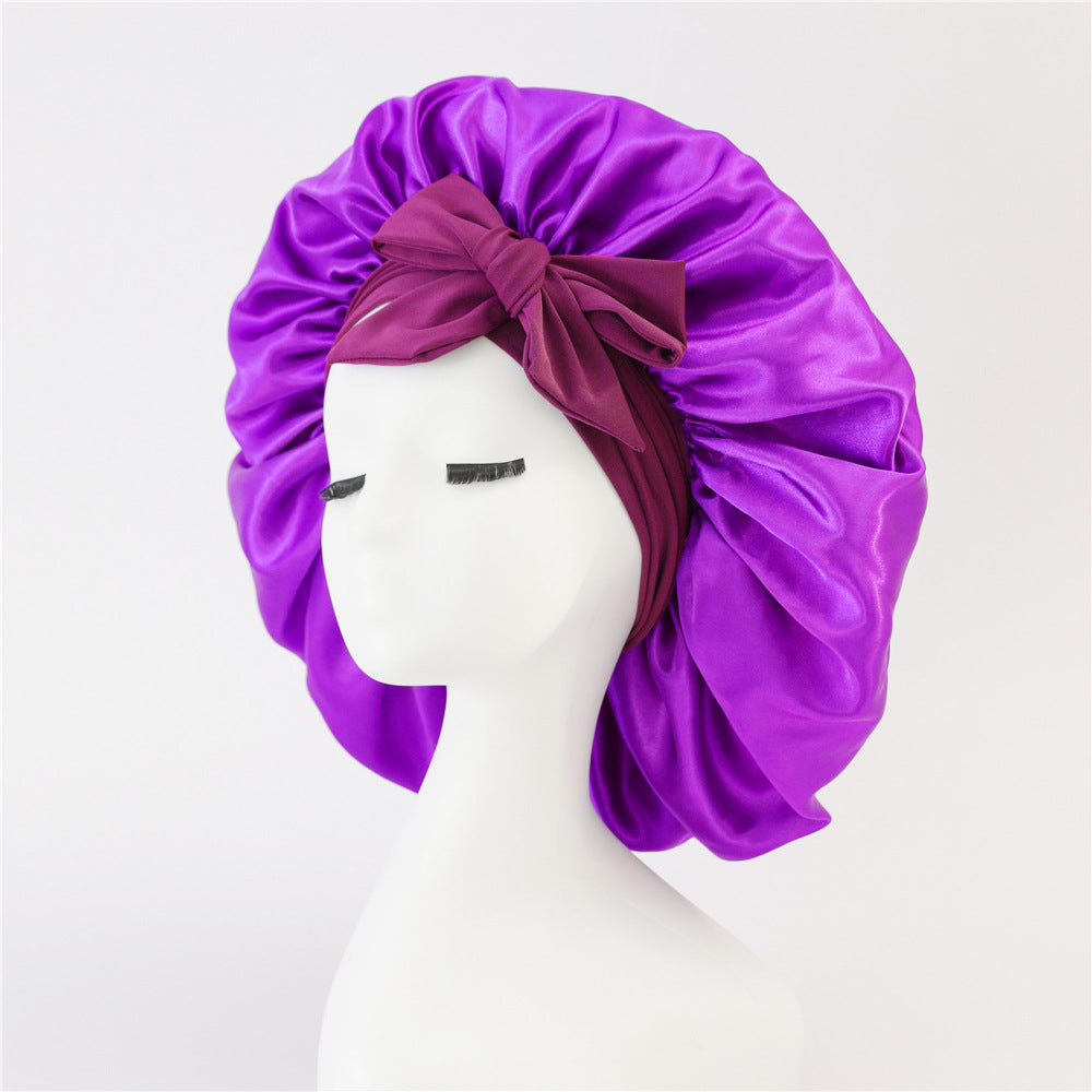 GA Brand Satin Bonnet – Silky Hair Protection for Braids, Locs & Curly Hair