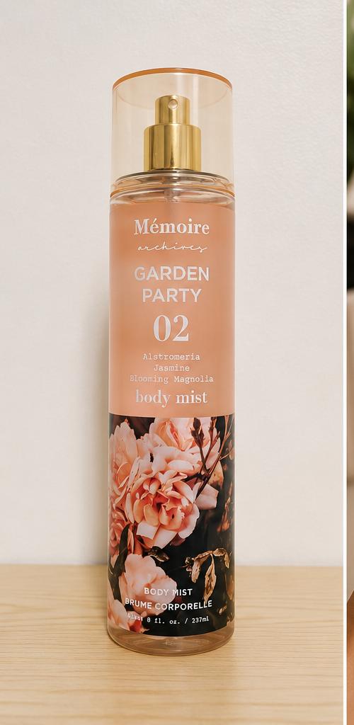 Garden Party 02 Body Mist for Women – Mémoire Archives