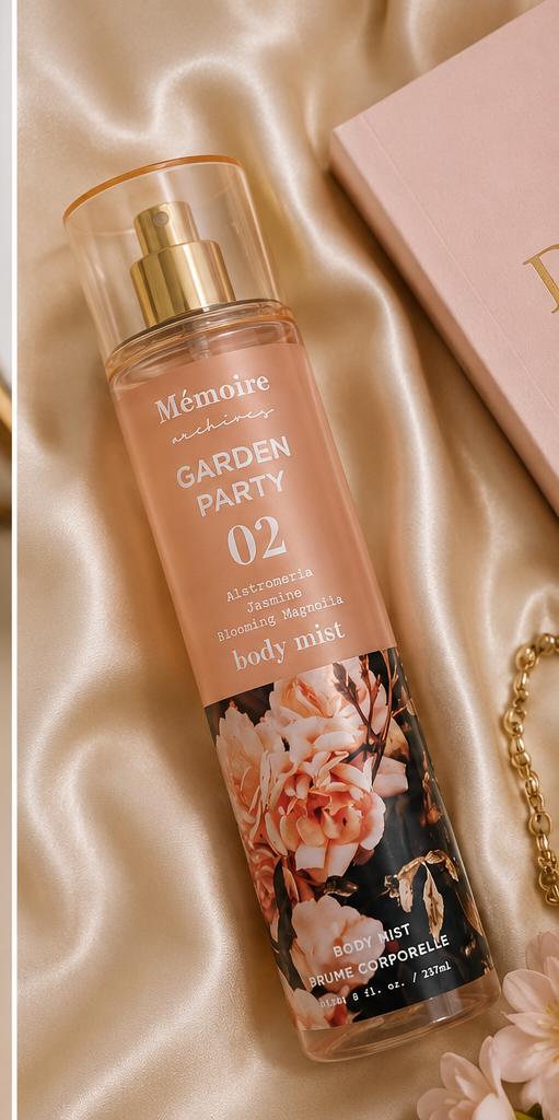 Garden Party 02 Body Mist for Women – Mémoire Archives