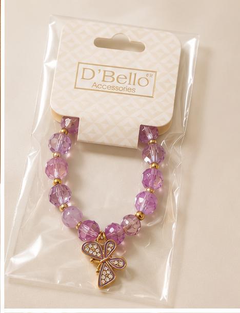GA Brand Butterfly Charm Bracelet