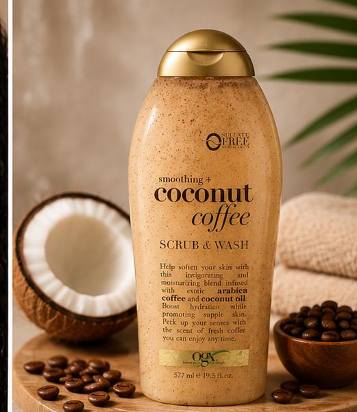 GA Brand Coconut Coffee Scrub & Wash