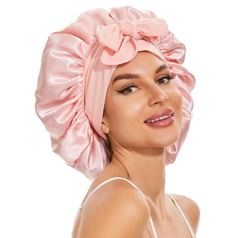 GA Brand Satin Bonnet – Silky Hair Protection for Braids, Locs & Curly Hair