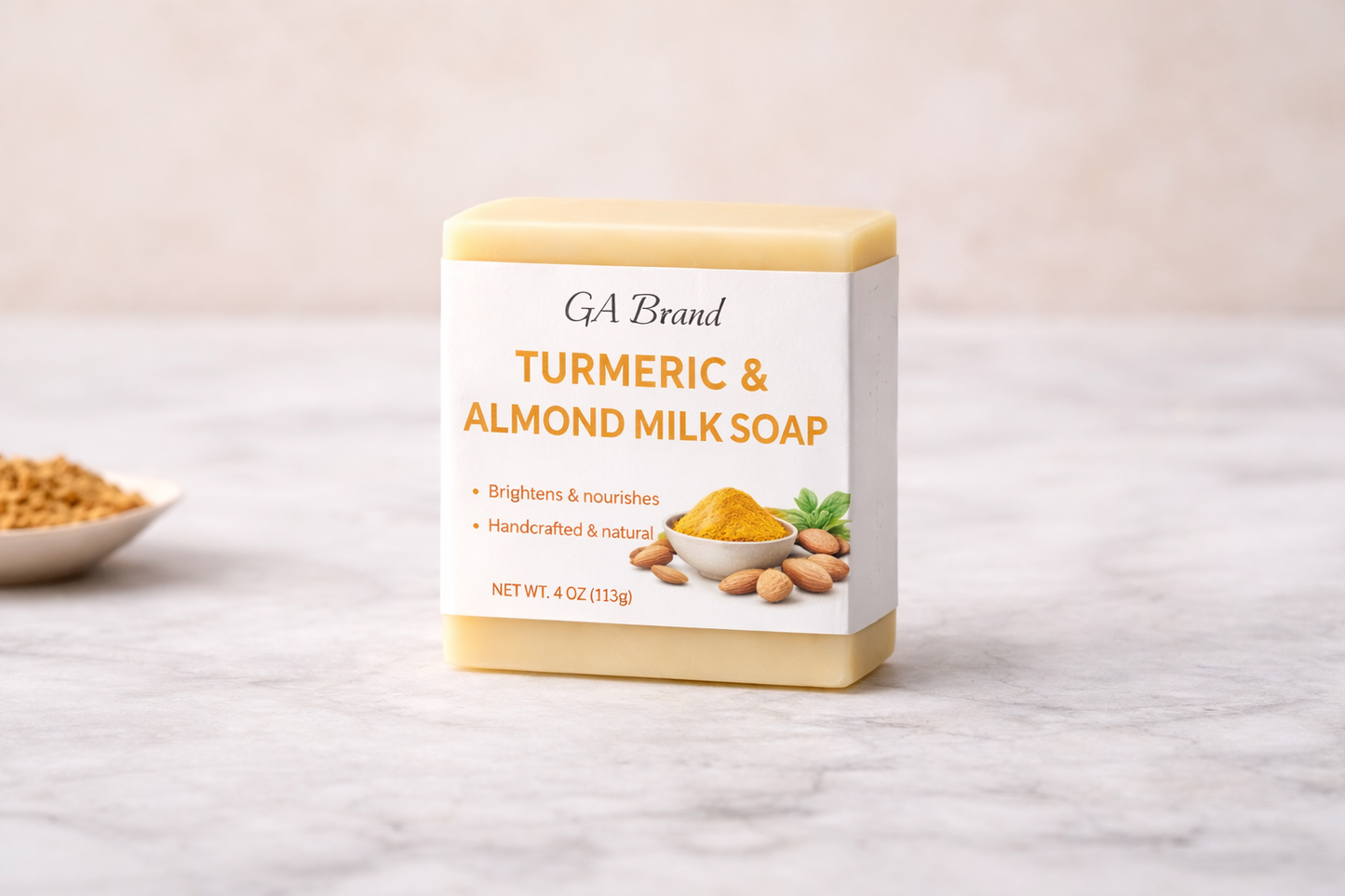 GA Brand Turmeric & Almond Milk Soap