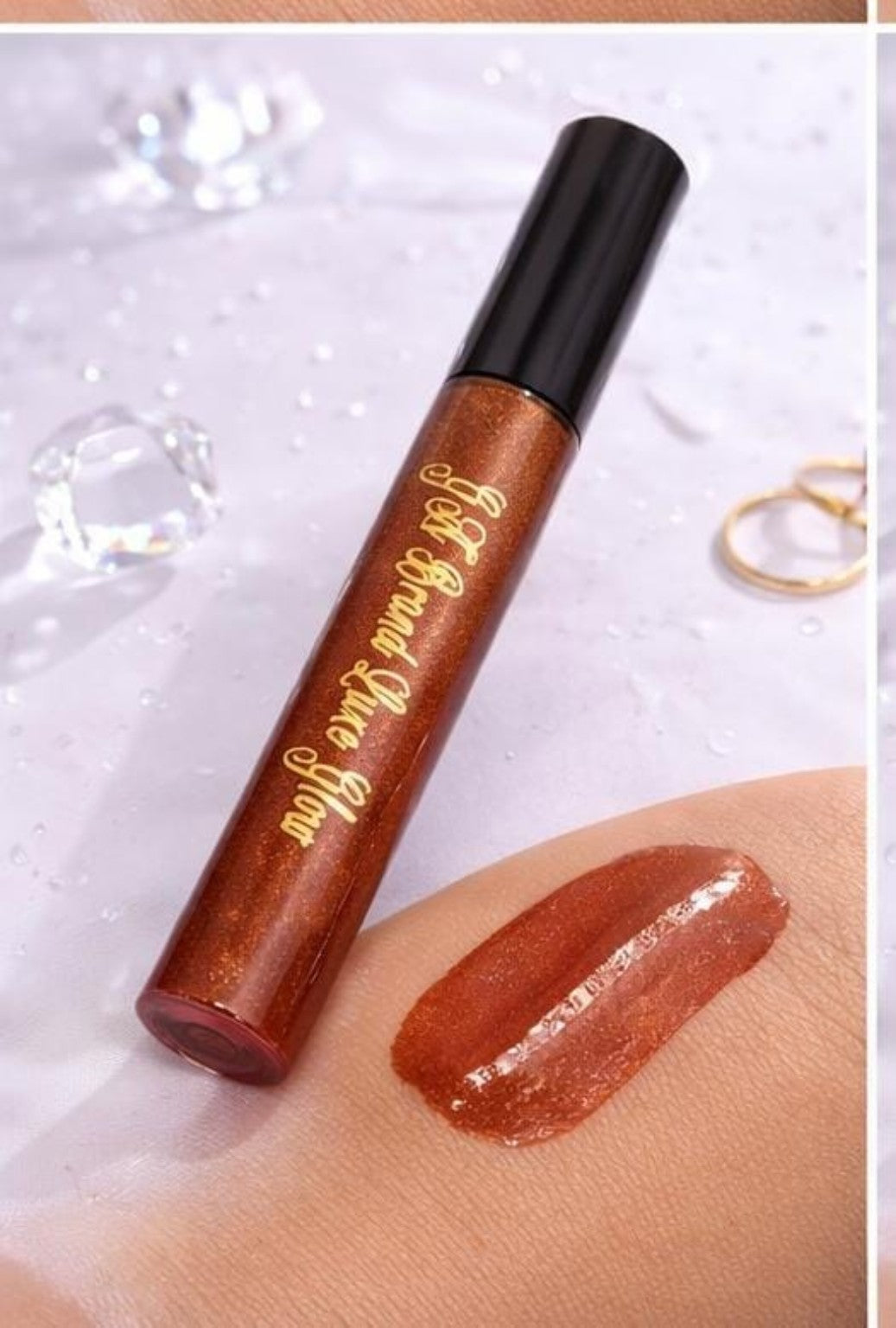 GA Brand Luxe Glow Lip Gloss – Shiny, Smooth & Non-Sticky