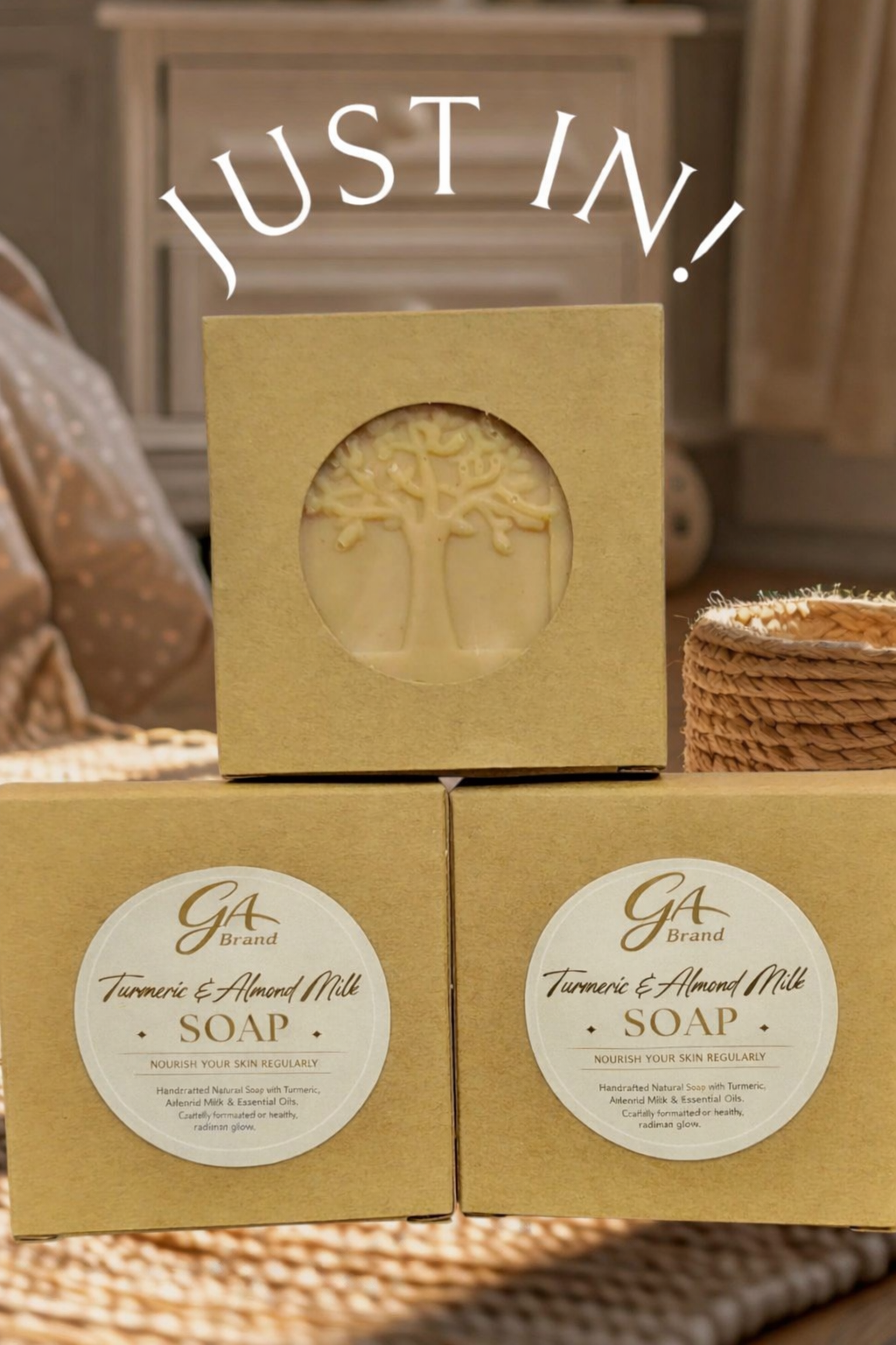 GA Brand Turmeric & Almond Milk Soap