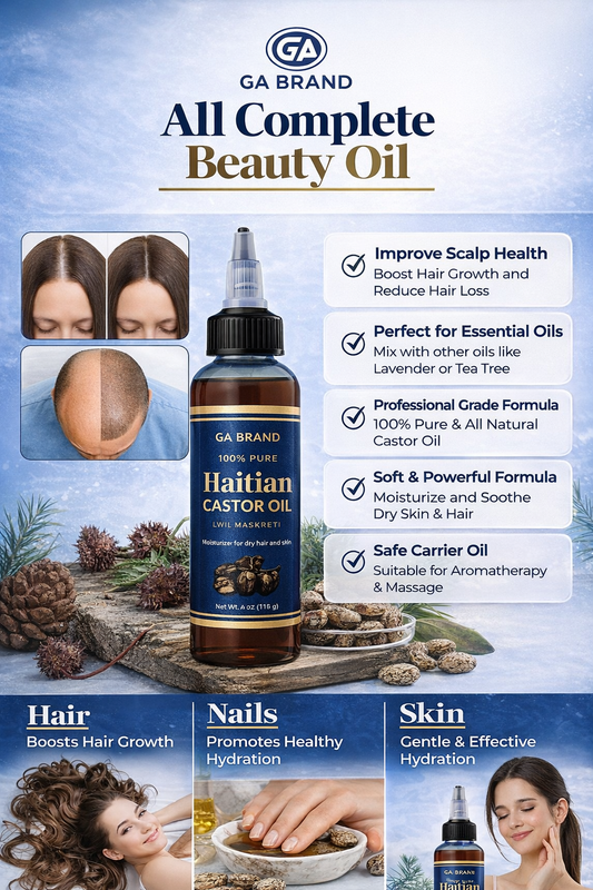 Haitian Castor Oil – Grow Longer, Thicker, Healthier Hair