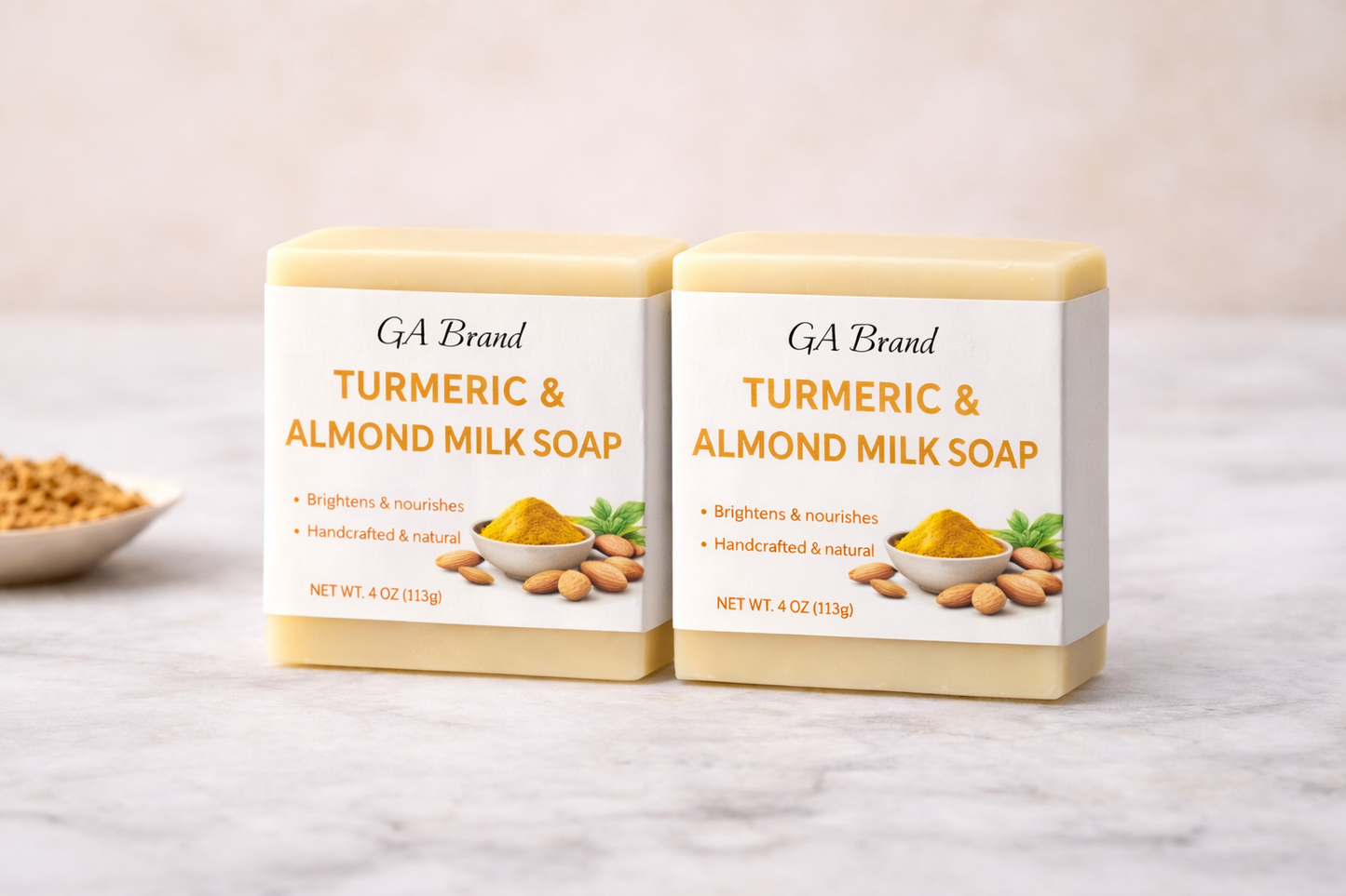 GA Brand Turmeric & Almond Milk Soap